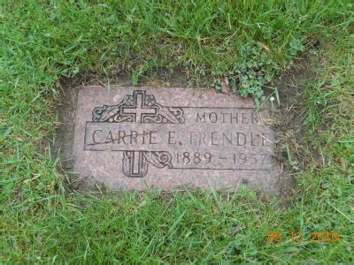 Carrie Estella Cotterell Trendle 1889 1957 Find A Grave Memorial