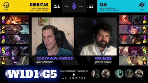 Clg Vs Dignitas Week 1 Day 1 S11 Lcs Spring 2021 Dig Vs Clg W1d1