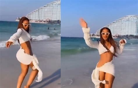 WATCH: Mary-Jane Sidambe shows off killer moves in Dubai amid Leeroy ...