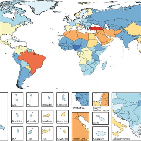 Global Age Standardised Prevalence Of Alzheimers Disease And Other