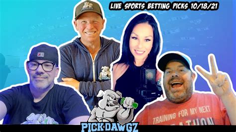 Live Sports Betting Picks 10 18 21 NFL MLB NHL Picks Betting