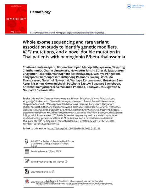 Pdf Whole Exome Sequencing And Rare Variant Association Study To