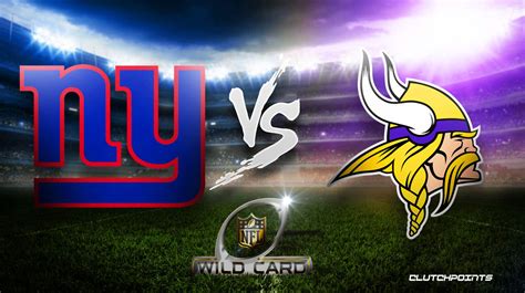 NFC Wild Card Odds: Giants vs. Vikings prediction, pick, how to watch ...