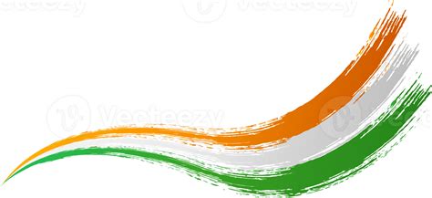 Indian Flag Ribbon For Independence Day August Th Vector India Indian