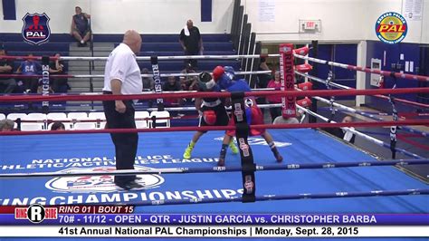 41st National Pal Boxing Tournament Monday Sept 28 2015 • Justin