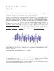 Understanding Confidence Intervals In Statistics Handout For Course Hero