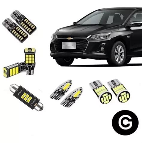 Kit Premium Lâmpada Led Onix Pingo Teto Placa Ré Farolete Frete grátis