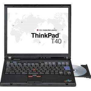 Lenovo ThinkPad T40 specifications and reviews