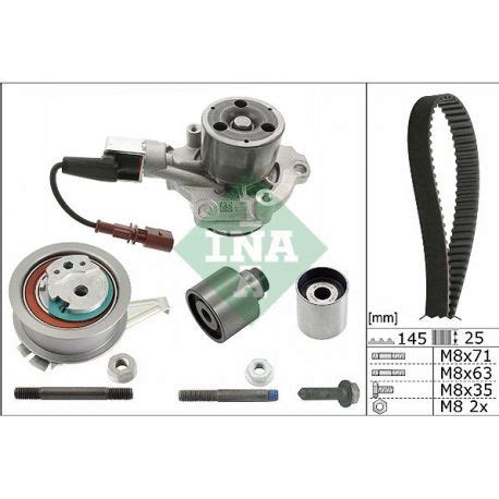 kit de courroie distribution Pompe à eau Audi A3 A4 A5 A6 Q2 Q3 Q5 TT