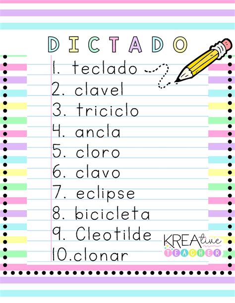 ACTIVIDADES DE DICTADO CON SÍLABAS TRABADAS Imagenes Educativas