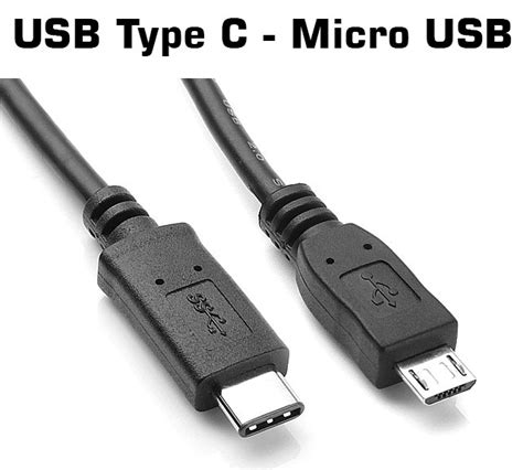 Usb Type C Erkek Micro Usb Erkek Kablo Mt Tl Kdv