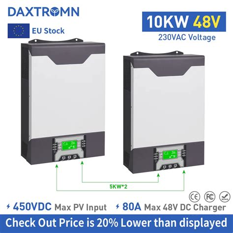 Daxtromn Onduleur Solaire Hybride Chargeur Solaire Parall Le Kw Long