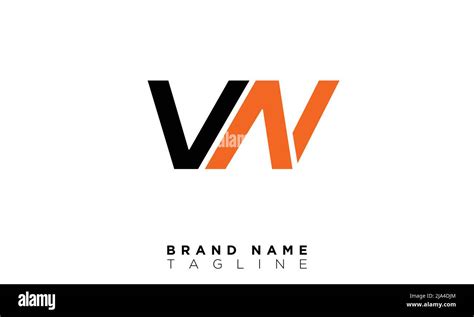 Vn Initials Logo Cut Out Stock Images Pictures Alamy