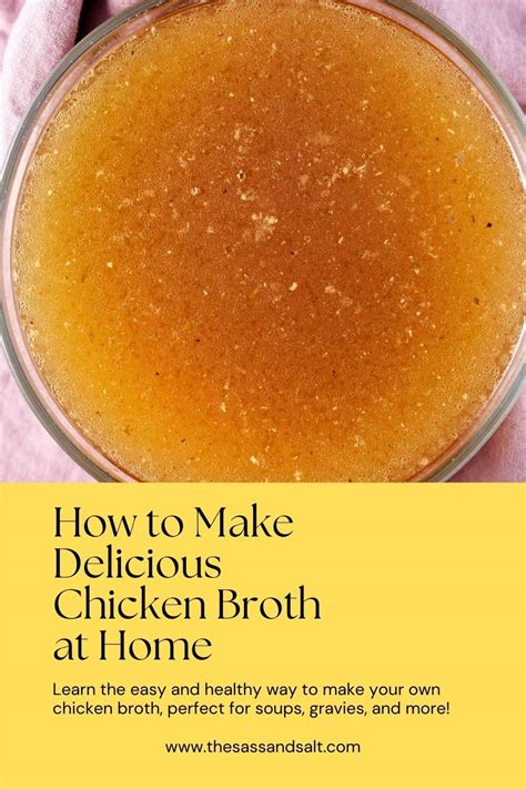 Rotisserie Chicken Bone Broth The Perfect Recipe Sass And Salt