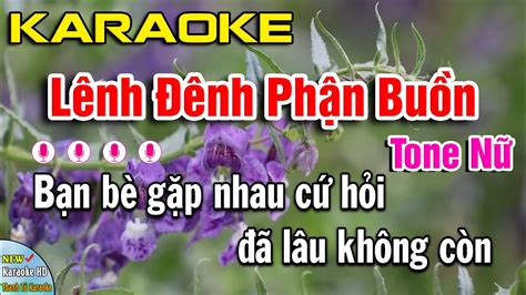 L Nh Nh Ph N Bu N Karaoke Tone N Nh C S Ng Bolero L Thanh T Youtube