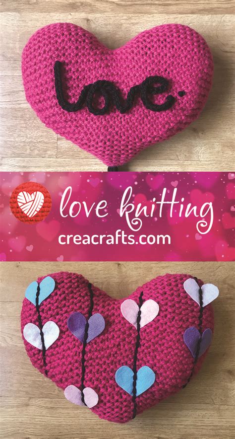 Free Pattern Chunky Customisable Valentines Cushion