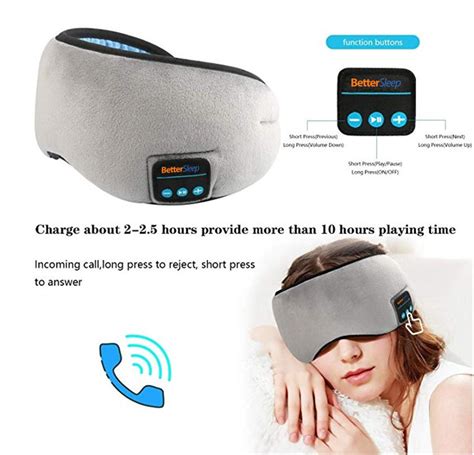 Better Sleep Cloud Sleeping Mask with Wireless Bluetooth Headphones - Better Sleep Zone