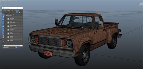 Dodge D100 Utiline 1976 3D Model By Veaceslav Condraciuc