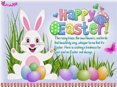 Poetry Happy Easter Greeting Ecard Pictures With Wishes Sms Messages