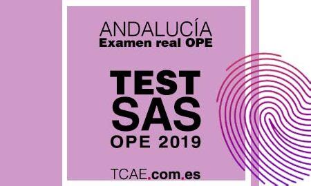 Test Oposiciones Auxiliar de Enfermería SAS Andalucía GRATIS