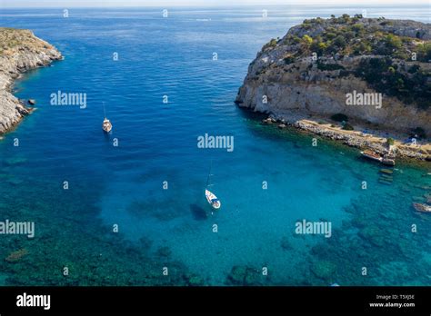 Greece, Rhodes, Anthony Quinn Bay Stock Photo - Alamy