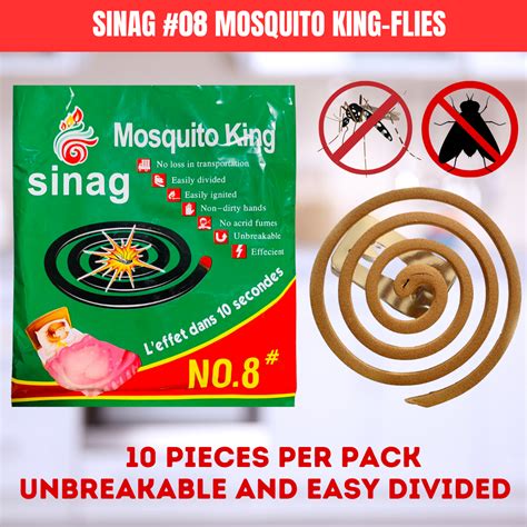 Sinag Mosquito Coil King No Plant Fibre Mosquito Coil Katol Lazada Ph