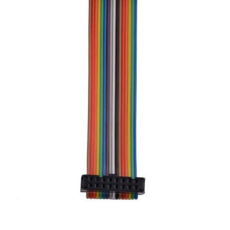 16 Pin Idc Flat Rainbow Ribbon Cable Ecocables