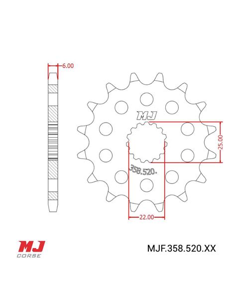 Ritzel für Royal Enfield Super Meteor 650 MJ Corse