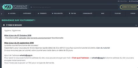 Yggtorrent Quelle Est La Nouvelle Adresse Du Site