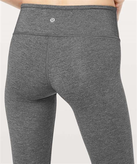 Lululemon Wunder Under Low Rise Tight Luxtreme 28 Heathered Black