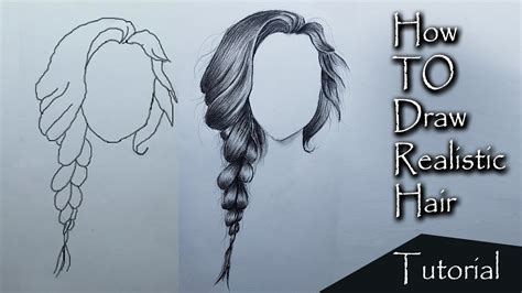 How To Draw Hair Braid Drawing