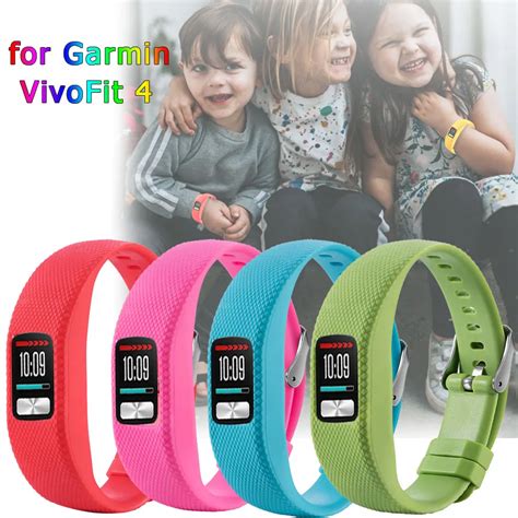 Soft Sillicone Wristband Bracelet For Garmin Vivofit 4 Clasps Strap