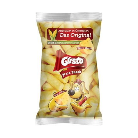 CHRUPKI KUKURYDZIANE NATURALNE O SMAKU SEROWYM 100 G GUSTO PUFULETI