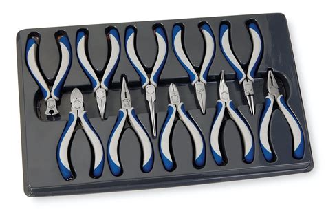 10 Pc Miniature Pliers And Cutters Set Blue Point® Bmpl1000 Snap On Viet Nam