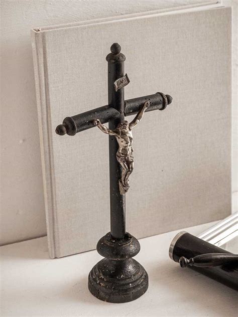 Ancien Crucifix R V L Brocante Art D Co Responsable