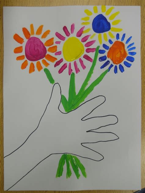 Painting Idea Spring Art Projects First Grade Crafts Kindergarten