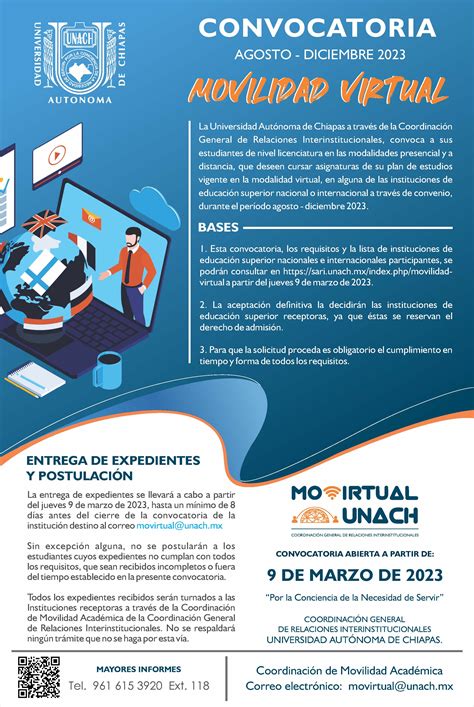 Convocatoria Movilidad Virtual