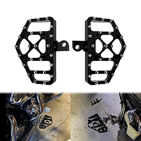 Snapklik Cnc Wide Footpegs Floorboards Offroad Foot Pegs Fit For