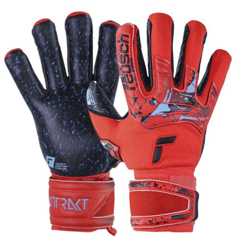 Reusch Attrakt Fusion Finger Support Guardian Jr Goalie Gloves Keeperstop