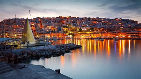 Mikrolimano Marina In Piraeus Athens Stock Photo Image Of Pier