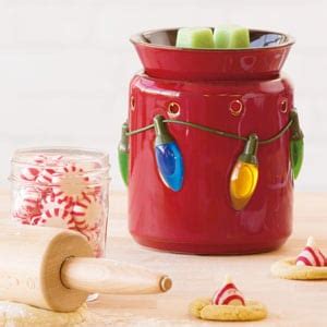 Holiday Lights Scentsy Wax Warmer - The Candle Boutique - Independent Scentsy Consultant