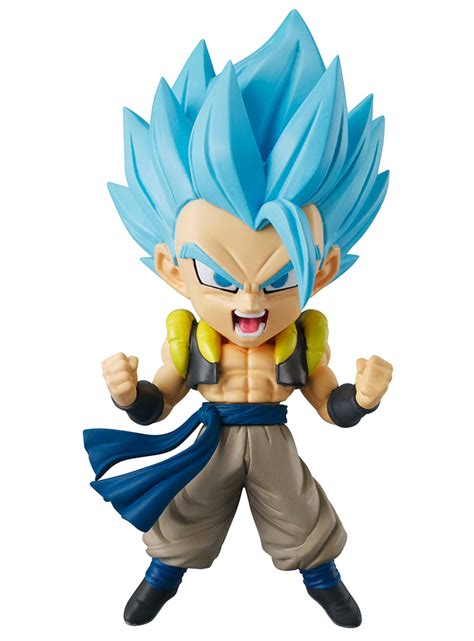 Figurina Joc Bandai Chibi Masters Dragon Ball Super Saiyan Blue Gogeta 8cm