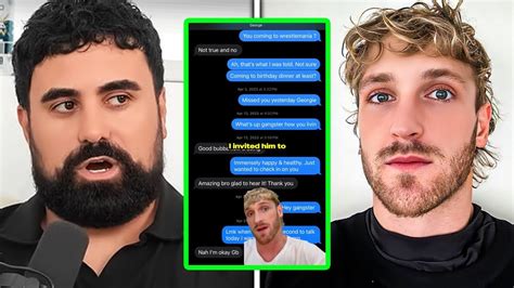 George Janko Deleted Logan Paul Message Youtube