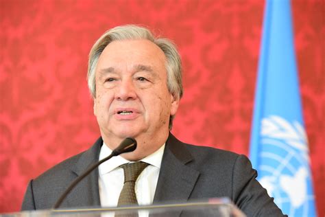 Un Secretary General Ant Nio Guterres At The Hofburg Flickr