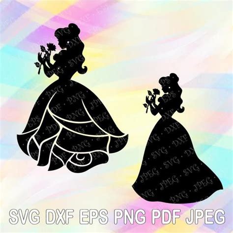 Free 329 Disney Princess Belle Svg SVG PNG EPS DXF File