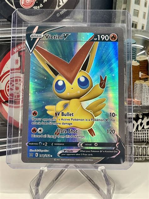 Pokemon Victini V 144163 Battle Styles Full Art Ultra Rare Nm Ebay