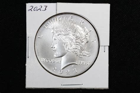 Peace Dollar Gem Bu Pqv Lowcountry Coins