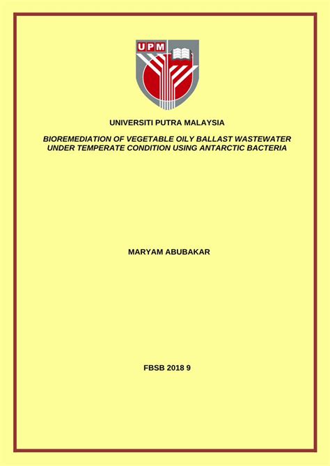 Pdf Copyrightpsasir Upm Edu My Id Eprint Fbsb Ir Pdf