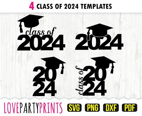 Class Of Svg Dxf Png Pdf Graduation Svg Etsy