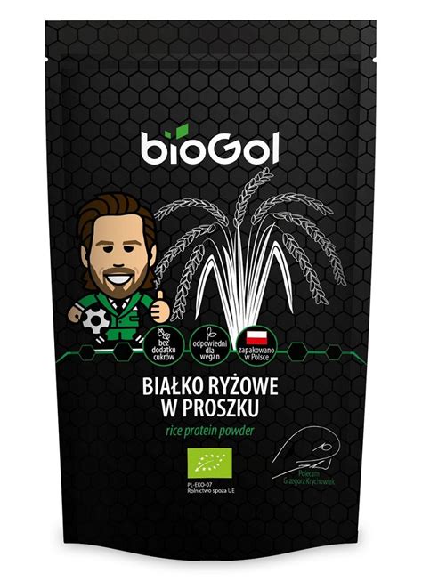 BIAŁKO RYŻOWE W PROSZKU BIO 150 g BIOGOL Sklep Ekologiczny Wrocław